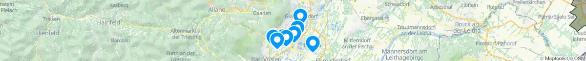 Map view for Pharmacies emergency services nearby Traiskirchen (Baden, Niederösterreich)